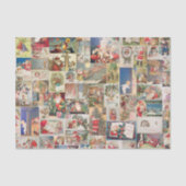 Patroon met kerstfeestelijke kerstcadeaukaarten tissuepapier (Voorkant)