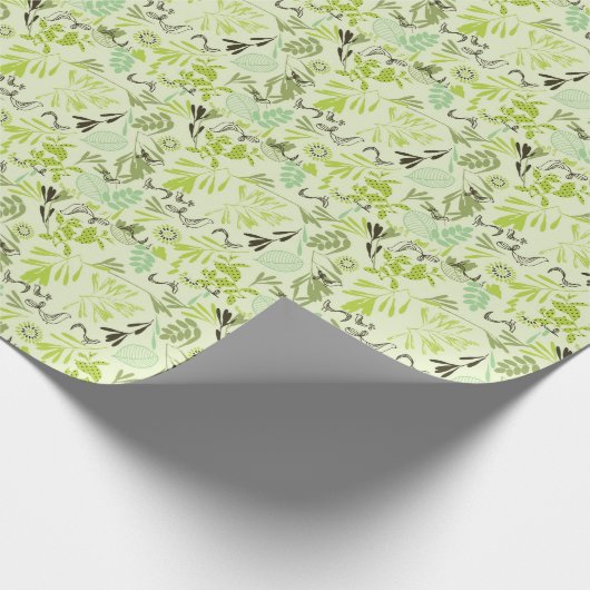 patroon met kleine baby cadeaupapier (Hoek)