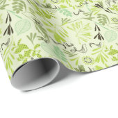 patroon met kleine baby cadeaupapier (Rol Hoek)