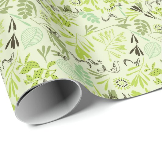 patroon met kleine baby cadeaupapier (Rol Hoek)