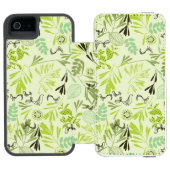 patroon met kleine baby incipio iPhone portemonnee hoesje (Agenda Open)