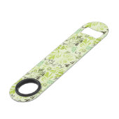 patroon met kleine baby speed flessenopener (Voorkant Gekanteld)