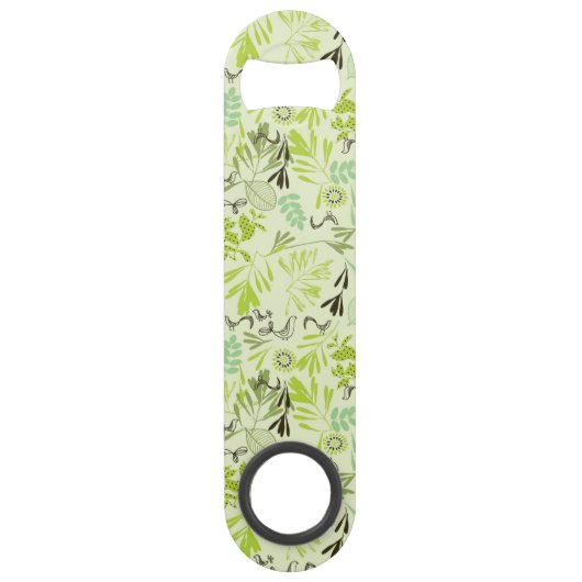 patroon met kleine baby speed flessenopener (Voorkant)