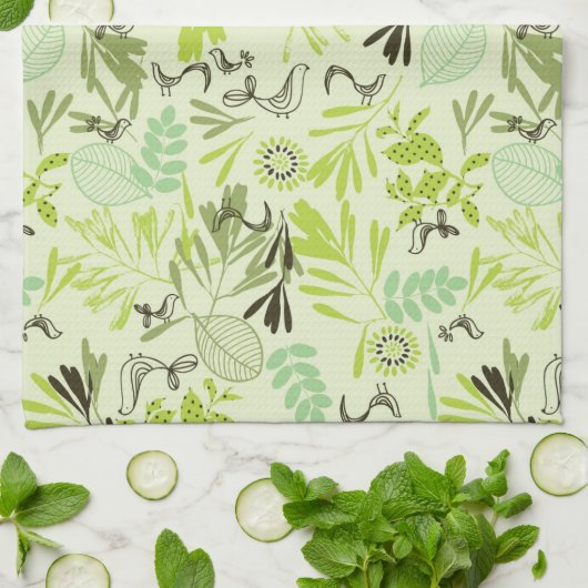 patroon met kleine baby theedoek (Gevouwen)