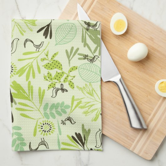 patroon met kleine baby theedoek (Quarter Fold)