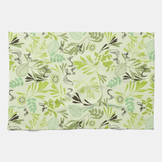 patroon met kleine baby theedoek (Horizontaal)