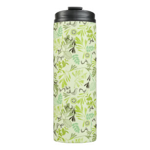patroon met kleine baby thermosbeker