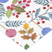 patroon met kleurrijke kerstsymbolen korte tafelloper (Hoek)