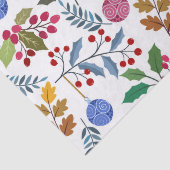 patroon met kleurrijke kerstsymbolen tissuepapier (Detail)