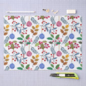 patroon met kleurrijke kerstsymbolen tissuepapier (Craft)