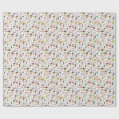 Patroon met kleurrijke kookpictogrammen cadeaupapier (Vlak)