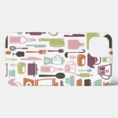 Patroon met kleurrijke kookpictogrammen Case-Mate iPhone case (Achterkant (horizontaal))