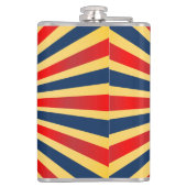 patroon met kleurrijke strepen heupfles (Achterkant)