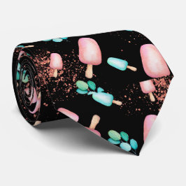 patroon met koelblote ijs stropdas