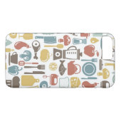 Patroon met kookpictogrammen Case-Mate iPhone case (Achterkant (Horizontaal))