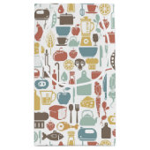 Patroon met kookpictogrammen klein cadeauzakje (Achterkant)