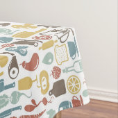 Patroon met kookpictogrammen tafelkleed (Voorbeeld)