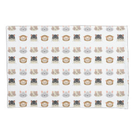 Patroon met kop Cute Cat Kussensloop
