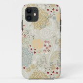 patroon met krultuinen Case-Mate iPhone case (Achterkant)