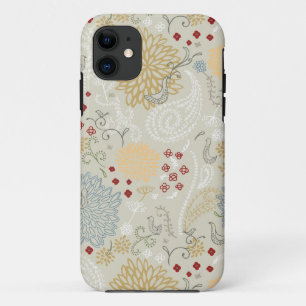 patroon met krultuinen Case-Mate iPhone case