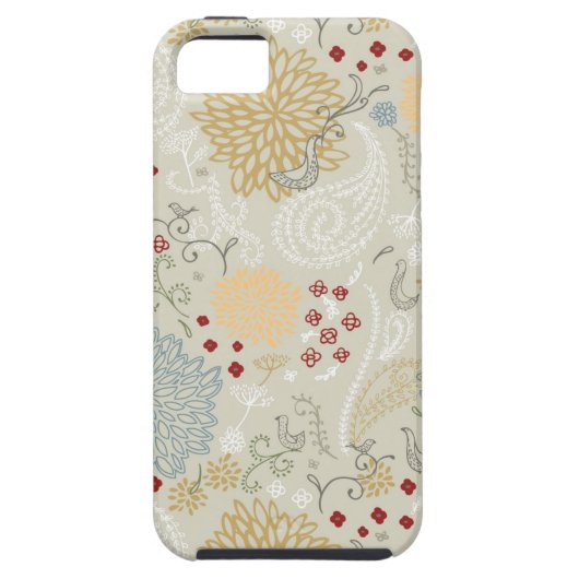 patroon met krultuinen Case-Mate iPhone case (Achterkant)