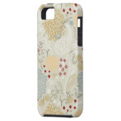 patroon met krultuinen Case-Mate iPhone case (Achterkant Links)