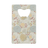 patroon met krultuinen creditkaart flessenopener (Achterkant)