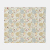 patroon met krultuinen fleece deken (Voorkant (Horizontaal))