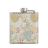 patroon met krultuinen heupfles (Achterkant)