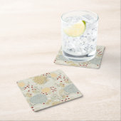 patroon met krultuinen kartonnen onderzetters (Insitu)