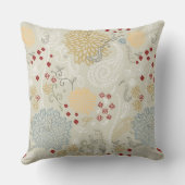 patroon met krultuinen kussen (Achterkant)