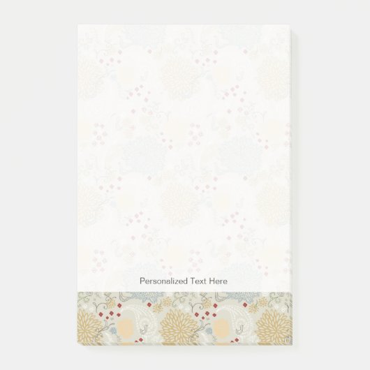 patroon met krultuinen post-it® notes (Voorkant)