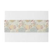 patroon met krultuinen uitnodigingen wikkel (Achterkant Voorbeeld)