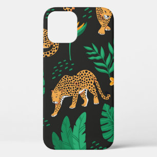  patroon met luipaarden en tropische bladeren  Case-Mate iPhone case
