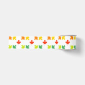 Patroon met maanbladeren grosgrain lint (Voorkant)