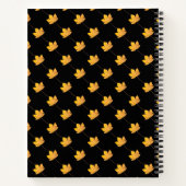 Patroon met maanbladeren notitieboek (Achterkant)