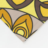 Patroon met mandalas.  decoratieve elementen fleece deken (Hoek)