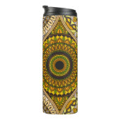 Patroon met mandalas. decoratieve elementen thermosbeker (Geroteerd rechts)