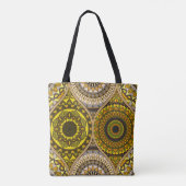 Patroon met mandalas. decoratieve elementen tote bag (Achterkant)