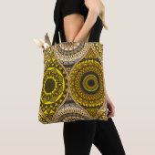Patroon met mandalas. decoratieve elementen tote bag (Dichtbij)