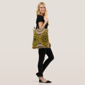 Patroon met mandalas. decoratieve elementen tote bag (Op model)