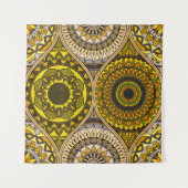 Patroon met mandalas. decoratieve elementen wandkleed (Voorkant)