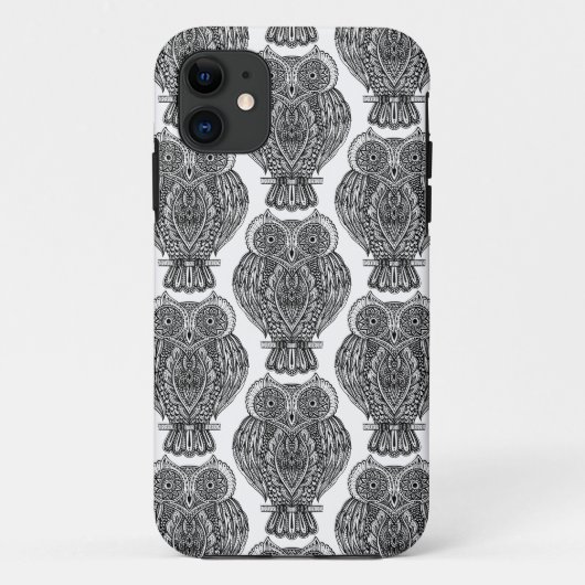 Patroon met modusherrie Case-Mate iPhone case (Achterkant)
