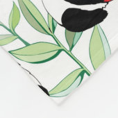 patroon met mooie panda ' s met hart fleece deken (Hoek)