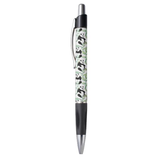 patroon met mooie panda ' s met hart pen (Top (Verticaal))