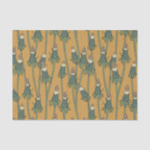 Patroon met ongeopende andelion tissuepapier (Voorkant)