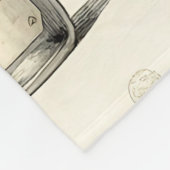 Patroon met oude apothekerskruidenflessen fleece deken (Hoek)