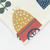 Patroon met paarden geïnspireerd door de scandinav fleece deken (Hoek)