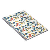 Patroon met paarden geïnspireerd door de scandinav notitieboek (Rechterzijde)