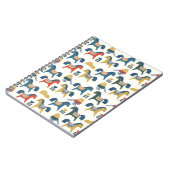 Patroon met paarden geïnspireerd door de scandinav notitieboek (Linkerzijde)